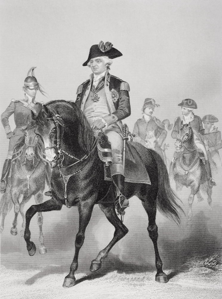 Frederick William Baron Von Steuben 1730-1794 American Revolutionary Officer Born In Germany From Painting By Alonzo Chappel Canvas Art - Ken Welsh Design Pics (12 x 17)