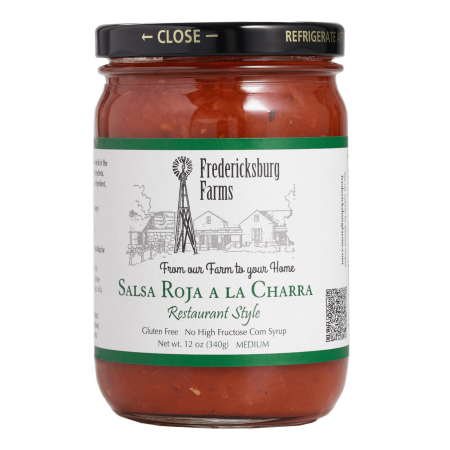 Fredericksburg Farms Salsa Roja a la Charra, Medium Heat, 12oz