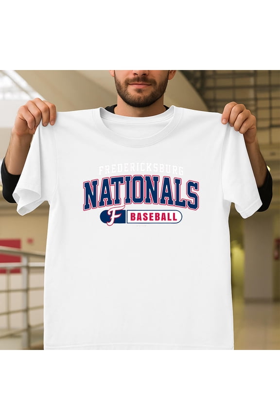 Fredericksburg Nationals Minor League Baseball Unisex T-Shirt, Fredericksburg VA V70125, Up to Size 5XL