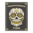 thumbnail image 1 of Fredericksburg, Texas, Day of the Dead, Sugar Skull and Flower Pattern (Black and Gold) Press (1000 Piece Puzzle, Size 19x27, Challenging Jigsaw Puzzle for Adults and Family, Made in USA), 1 of 4