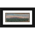 thumbnail image 1 of Frederik Collett 14x8 Black Ornate Wood Framed Double Matted Museum Art Print Titled: Off Heligoland (1865), 1 of 5