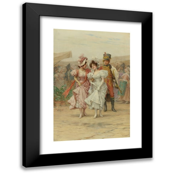 Frederik Hendrik Kaemmerer 13x18 Black Modern Framed Museum Art Print Titled - The Fete at St. Cloud