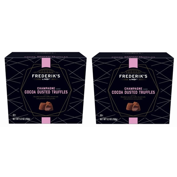 Frederik's Champagne Cocoa Dusted Truffles, 5.3 oz (2 Pack)