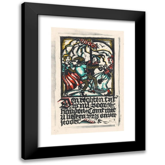 Frederika Sophia Cohen 17x24 Black Modern Framed Museum Art Print Titled - May Tree (1930)