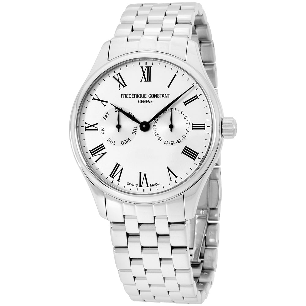 Frederique Constant Silver Dial Stainless Steel Men's Watch FC-259WR5B6B