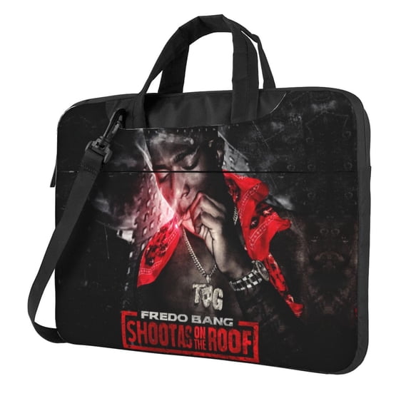 Fredo Bang Laptop Bag Laptop Case Computer Notebook Briefcase Messenger Bag with Adjustable Shoulder Strap 13 inch