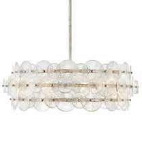 Fredrick Ramond Fr30126 Rene 6 Light 31" Wide Ring Chandelier - Glacial