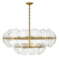Fredrick Ramond Fr30516 Lillia 9 Light 36" Wide Drum Chandelier - Brass