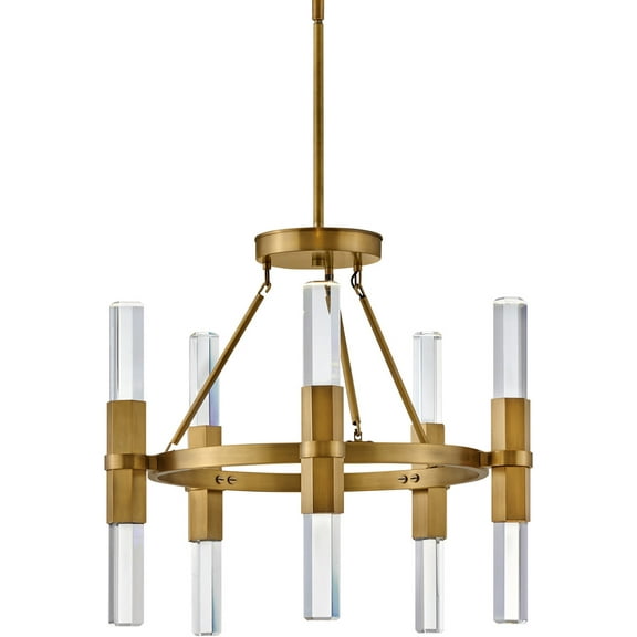 Fredrick Ramond Fr30604 Cecily 8 Light 27" Wide Led Ring Chandelier - Brass