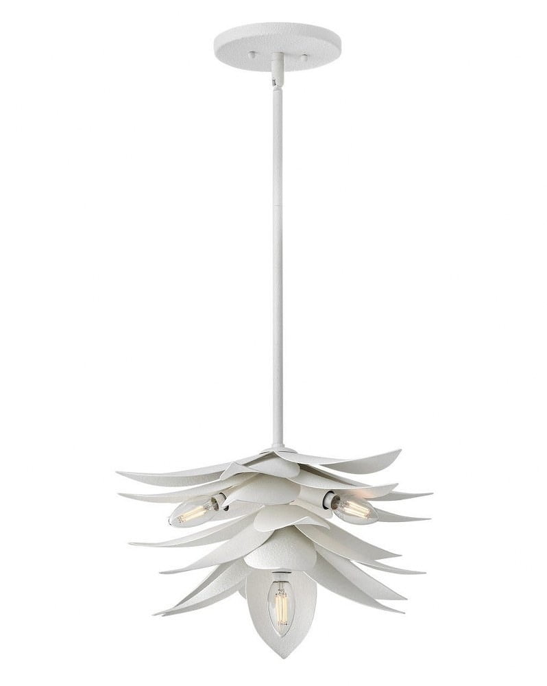 Agave 4-Light Gold LED Cluster Pendant