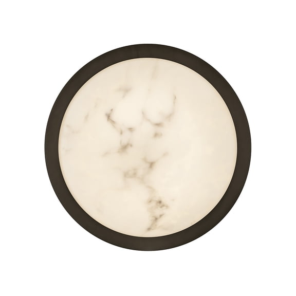 Fredrick Ramond Fr31011 Cava 13" Wide Flush Mount Drum Ceiling Fixture - Black