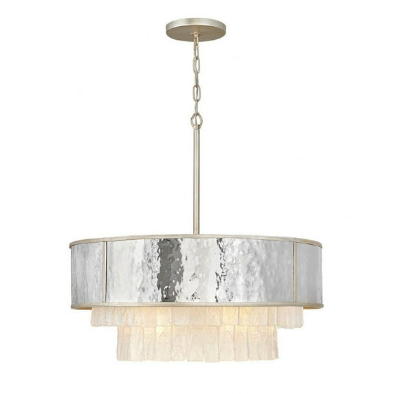 -Eight Light Medium Drum Pendant-26 Inches Wide By 26 Inches Tall Fredrick Ramond Lighting Fr32706cpg