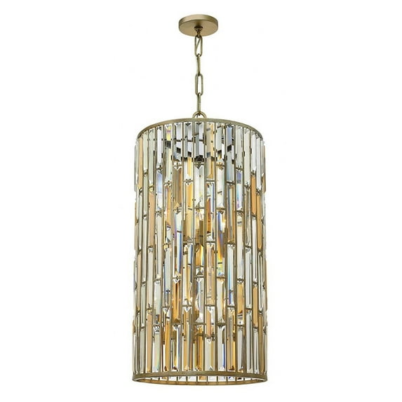 Gemma-Si Light Large Foyer-16 Inches Wide By 33.5 Inches Tall-Silver Leaf Finish Fredrick Ramond Lighting Fr33736slf