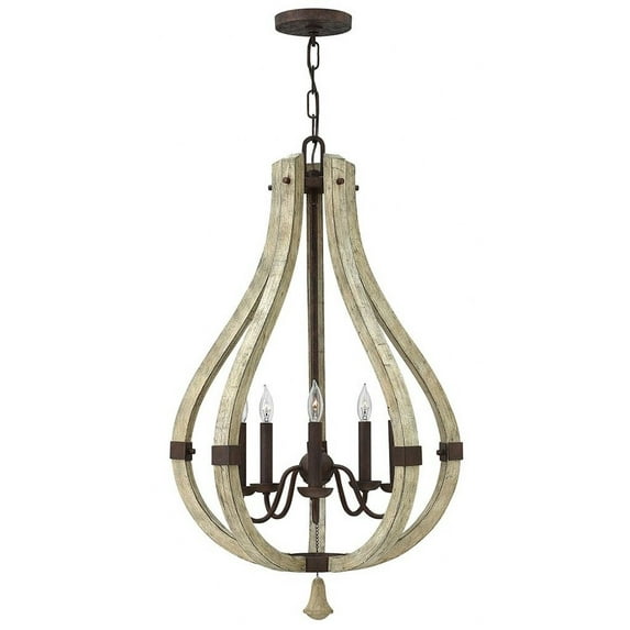 Fredrick Ramond FR40575IRR Middlefield 32" 5 Light Pendant in Iron Rust,