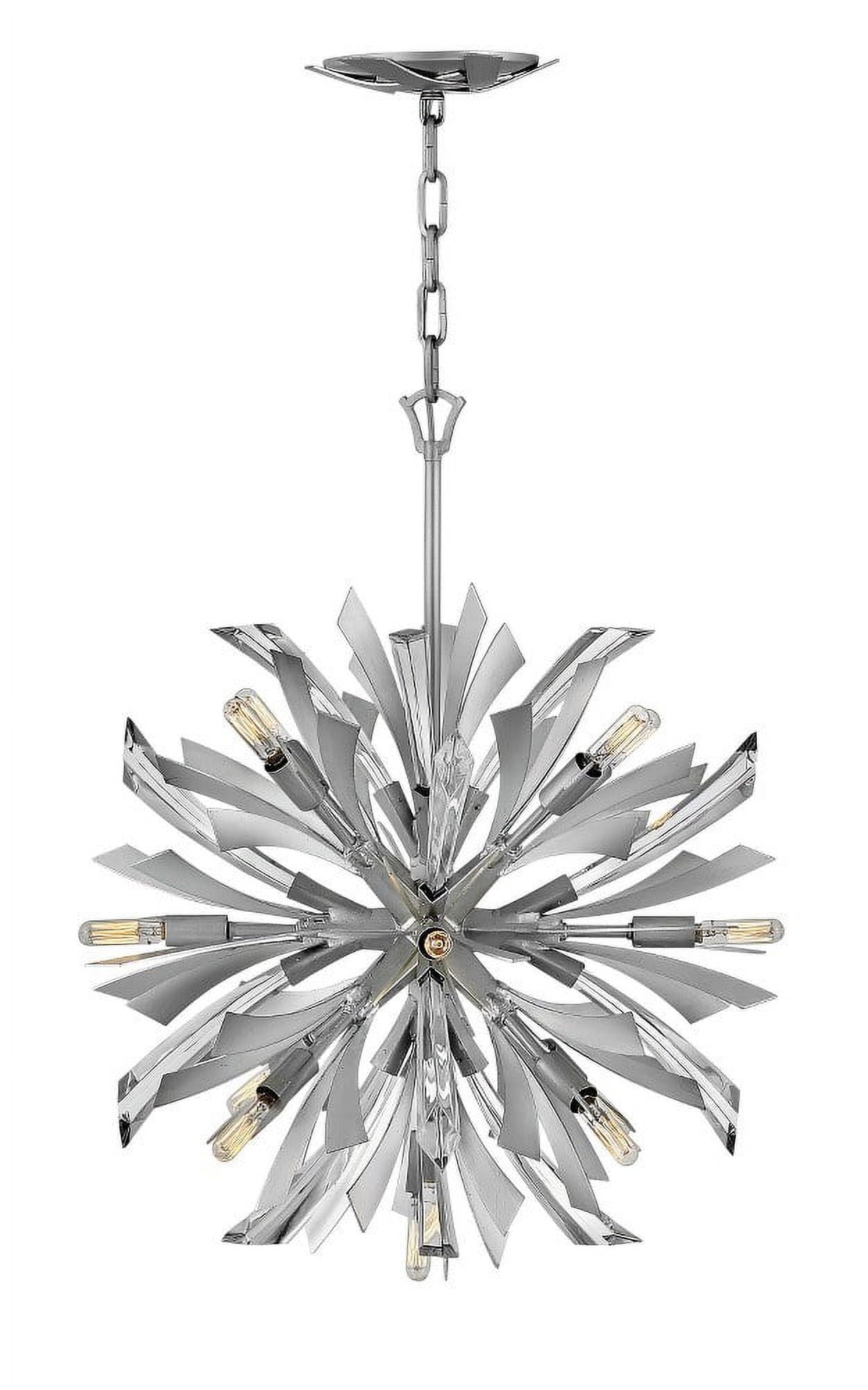 Vida 13-Light Glacial Sputnik Sphere Chandelier