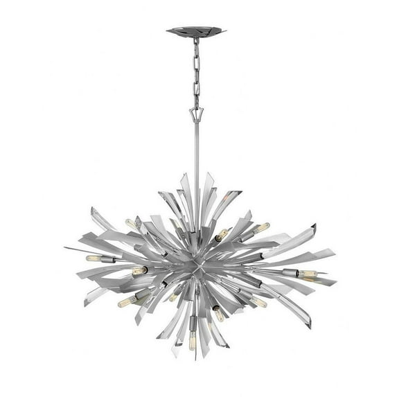 Fredrick Ramond Fr40906 Vida 13 Light 36" Wide Abstract Chandelier - Glacial