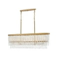 thumbnail image 1 of Fredrick Ramond Fr41496 Rubina 6 Light 48" Wide Crystal Linear Chandelier - Gold, 1 of 2