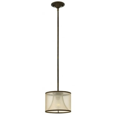 Fredrick Ramond Fr45607 1 Light Mini Pendant From The Mime Collection - Bronze