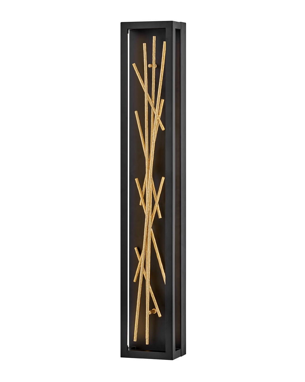 Black and Gold 36" LED Wall Sconce