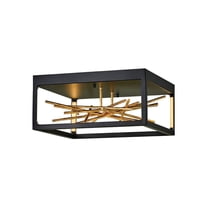 Harmony-8W 1 Led Flush Mount -18 Inches Wide By 8.25 Inches Tall Fredrick Ramond Lighting Fr46401blk