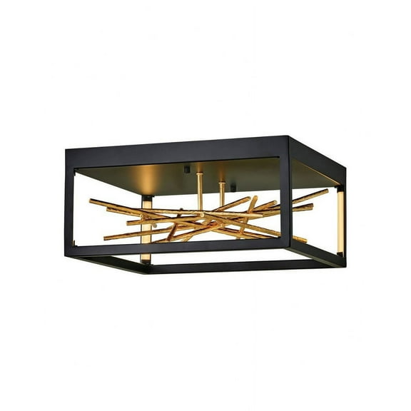 Harmony-8W 1 Led Flush Mount -18 Inches Wide By 8.25 Inches Tall Fredrick Ramond Lighting Fr46401blk