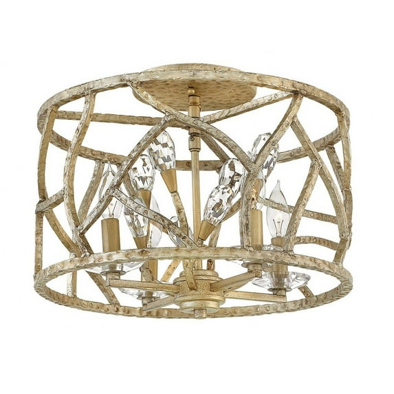 -Four Light Semi-Flush Mount-16 Inches Wide By 10.75 Inches Tall Fredrick Ramond Lighting Fr46801cpg