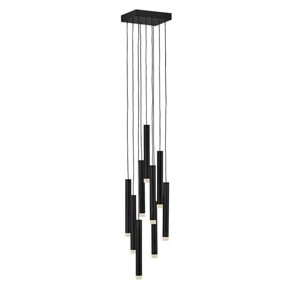 Vida-Six Light Medium Pendant-8 Inches Wide By 52.5 Inches Tall-Black Finish Fredrick Ramond Lighting Fr49906blk