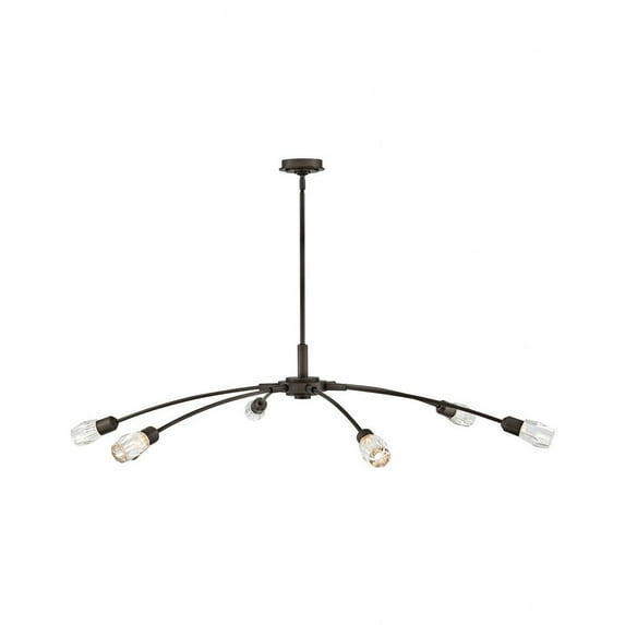 Fredrick Ramond Lighting - Atera - 30W 6 LED Extra Large Chandelier In Modern