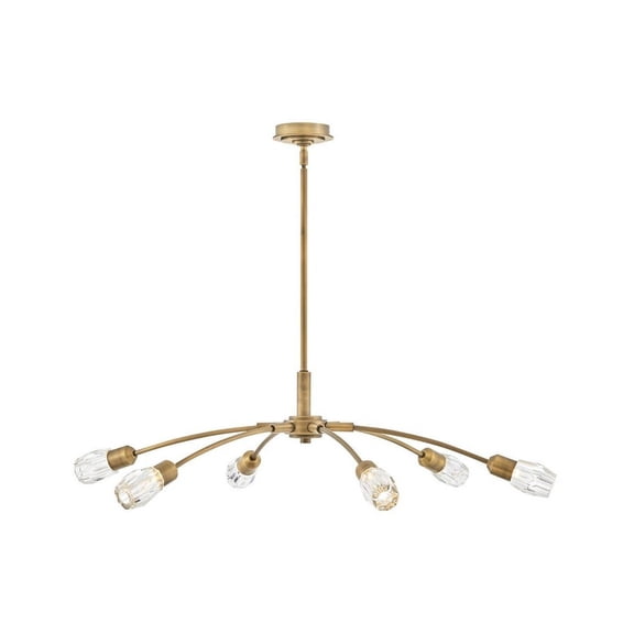 Fredrick Ramond Lighting - Atera - 30W 6 LED Large Chandelier In Modern