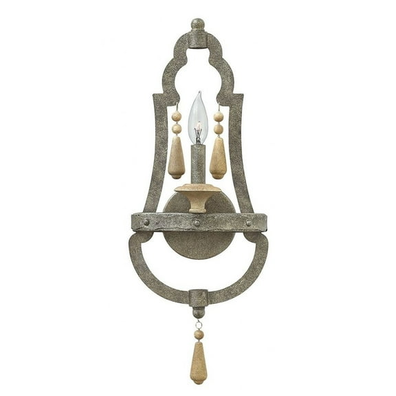 Fredrick Ramond Lighting - Cordoba-1 Light Bohemian Wall Sconce with Metal and