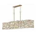 thumbnail image 1 of -Eight Light Linear Oval Chandelier In Transitional Style-24.25 Inches Wide By 23.75 Inches Tall-Burnished Gold Finish Fredrick Ramond Lighting, 1 of 2