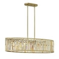 thumbnail image 1 of Fredrick Ramond Lighting - Gemma-Six Light Stem Hung Linear Foyer-45 Inches Wide, 1 of 2