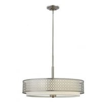 Fredrick Ramond Lighting - Jules-3 Light Transitional Large Drum Pendant Light