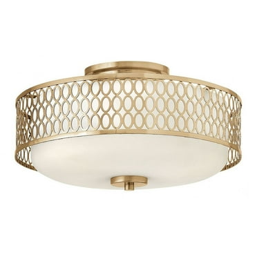 Fredrick Ramond Lighting - Jules - 3 Light Transitional Medium Semi-Flush Mount
