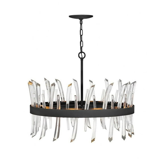 Fredrick Ramond Lighting - Revel-Eight Light Medium Chandelier in Modern