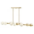 thumbnail image 1 of Fredrick Ramond Lighting - Selene - 50W 10 LED Large Linear Chandelier In Modern, 1 of 2