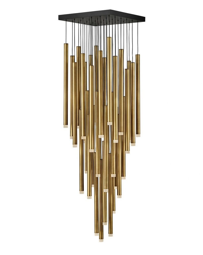 Harmony Heritage Brass 36-Light LED Adjustable Pendant