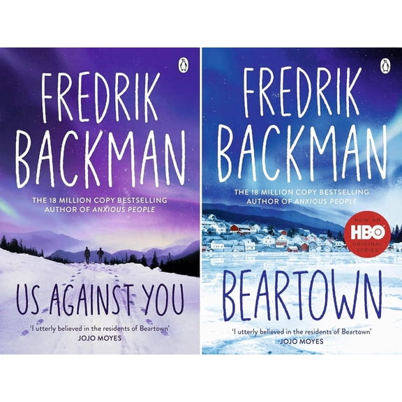 Beartown Series 2 Book Set by Fredrik Backman Beartown & Us Against You | Literary Fiction Collection