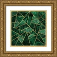 thumbnail image 1 of Fredriksson, Elisabeth 26x26 Gold Ornate Wood Framed with Double Matting Museum Art Print Titled - Deep Emerald, 1 of 4