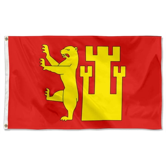 Fredrikstad, Norway Flags Polyester 3x5 FT banner