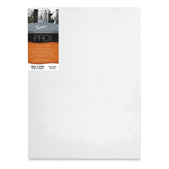 Fredrix Pro Series Dixie Museum Profile Canvas - 18" x 24", 2-1/4" Profile