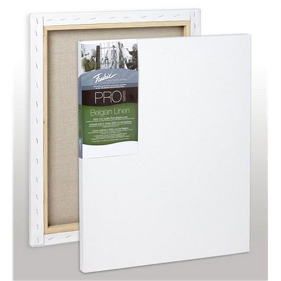 Fredrix Pro Series Traditional Profile Belgian Linen Canvas - 8" x 10", Acrylic Primed