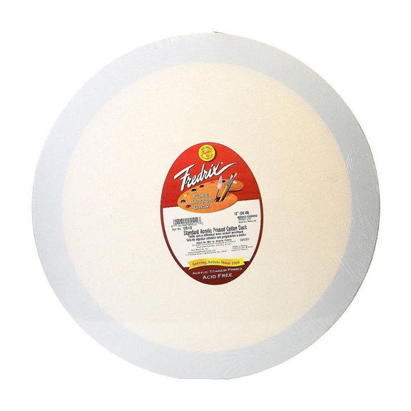 Fredrix Profile Cotton Canvas - 12", Round