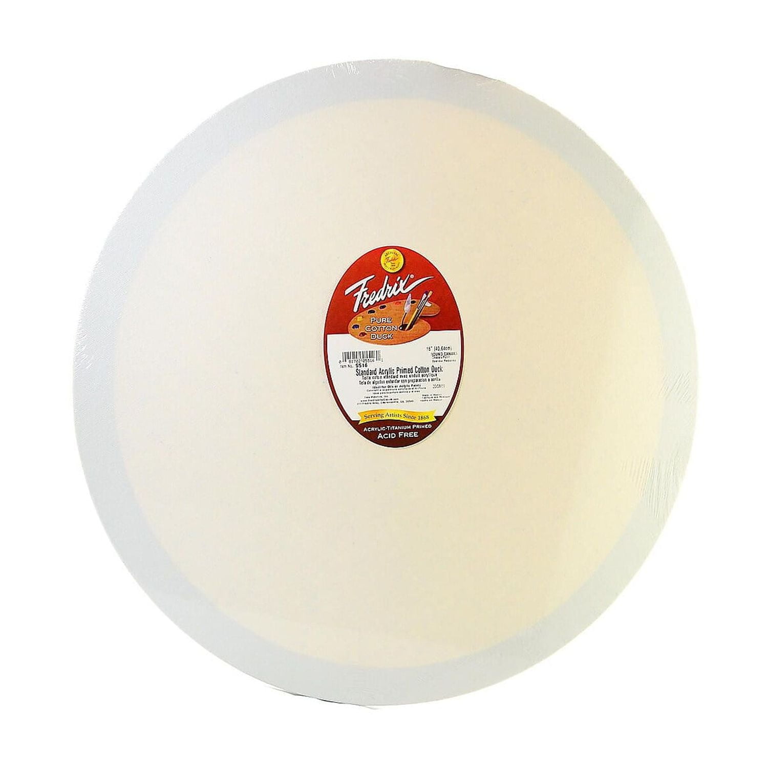 セール 一番安い Fredrix Round 10 Canvas, Stretched 画材