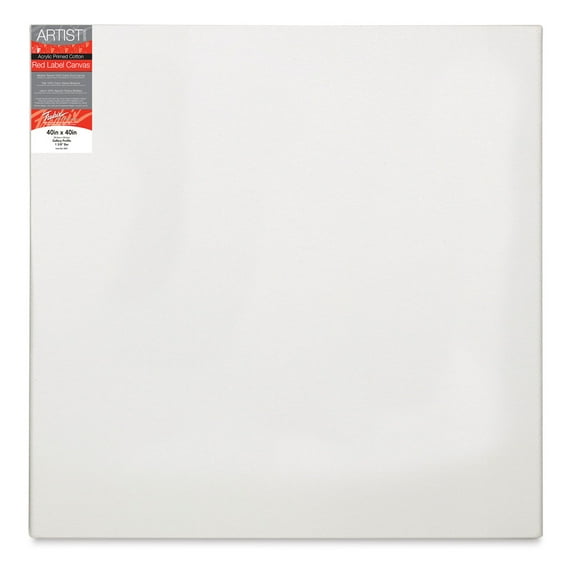 Fredrix Red Label Cotton Canvas - 40" x 40", 3/4" Profile