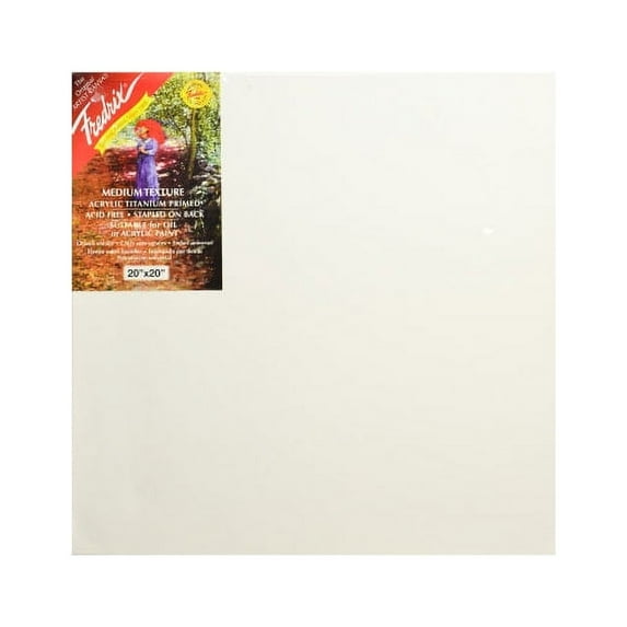 Fredrix Red Label Cotton Canvas - 20" x 20", 3/4" Profile
