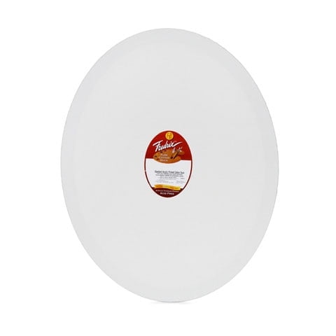 Fredrix Streched Canvas: Oval, 8 x 10 inches