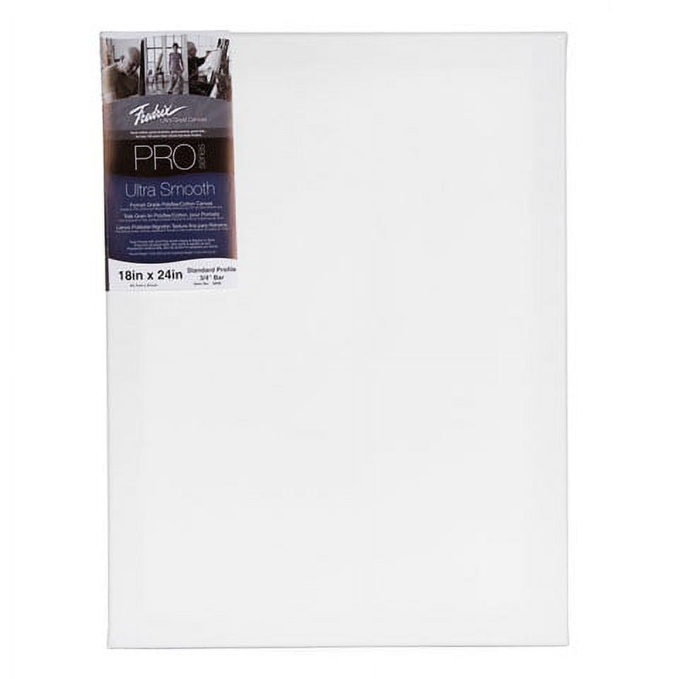 Fredrix 5614 Ultra Smooth Stretched Canvas, 36 by 48-Inch