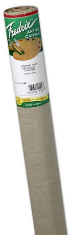 Fredrix Style 138 Unprimed Linen Canvas Roll - 54" x 6 yards