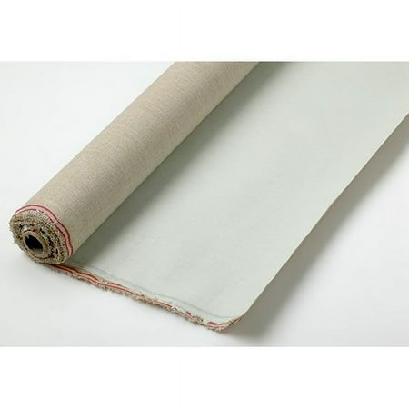 Fredrix T1033T 54 in. x 6 yards 125SP Kent Linen Oil Primed Canvas Roll